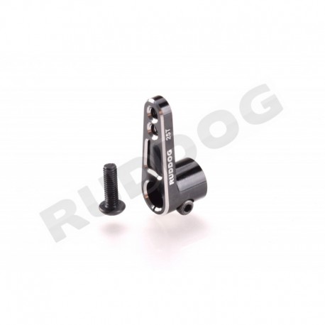 RUDDOG Aluminium Offset Servo Horn 25T Black