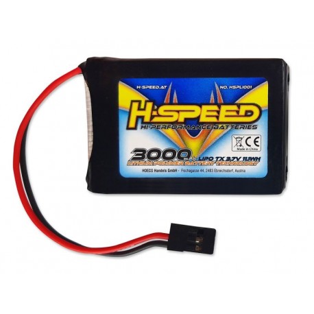 3000mAh 3,7V TX LiPo 61x46x9mm passend für zB. MT44  HSPLI001