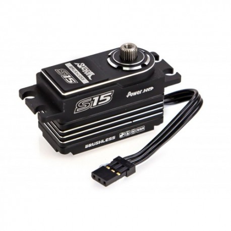 Power HD S15 Low Profile Brushless Servo - Silber